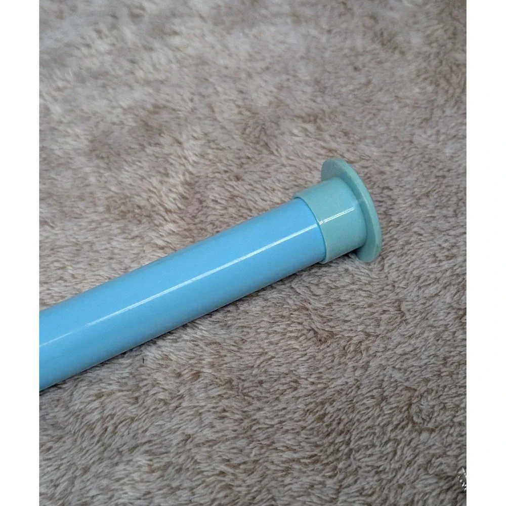 Vtg Boye Sz 35 Jumbo Blue Plastic Knitting Needle Broomstick Single Replacement